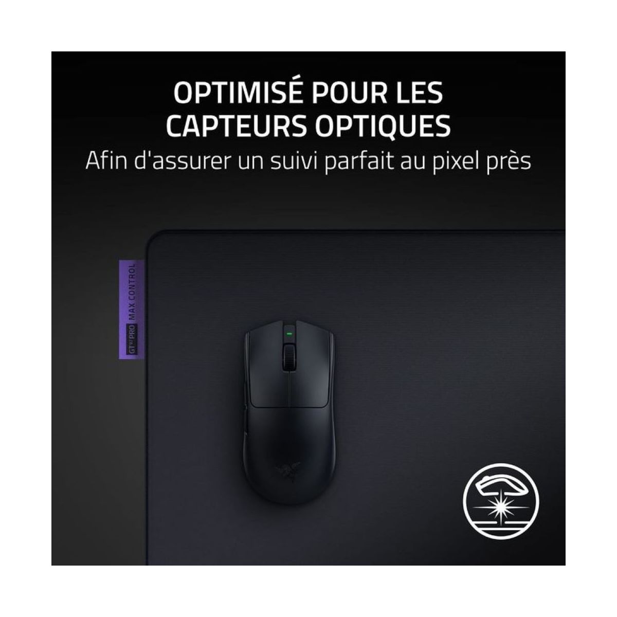 Tapis de souris GIGANTUS V2 PRO L MAX CONTROL couleur unique, RAZER