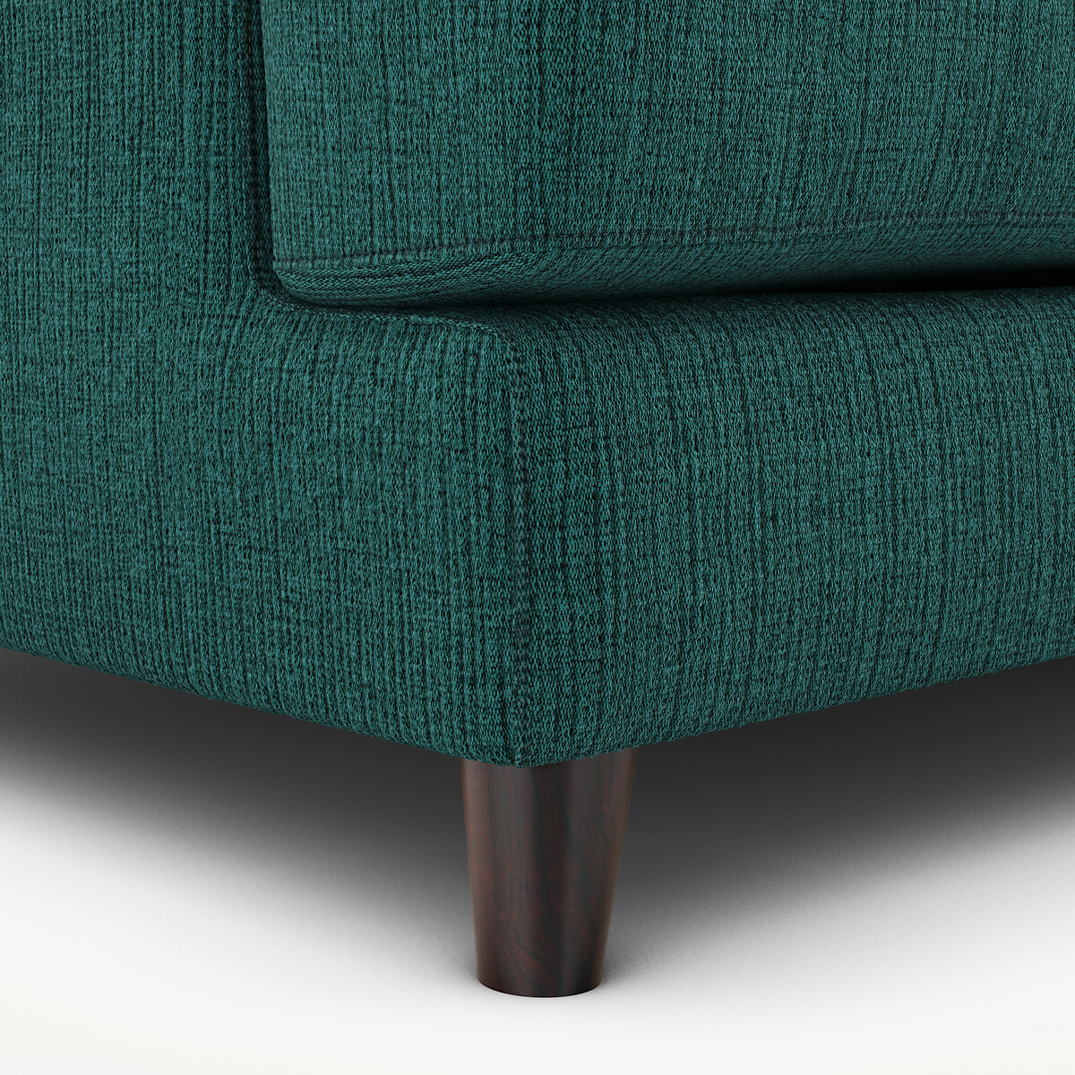 3- oder 4-Sitzer-Sofa aus meliertem Stoff, ALWINE dunkelgrün, AM.PM