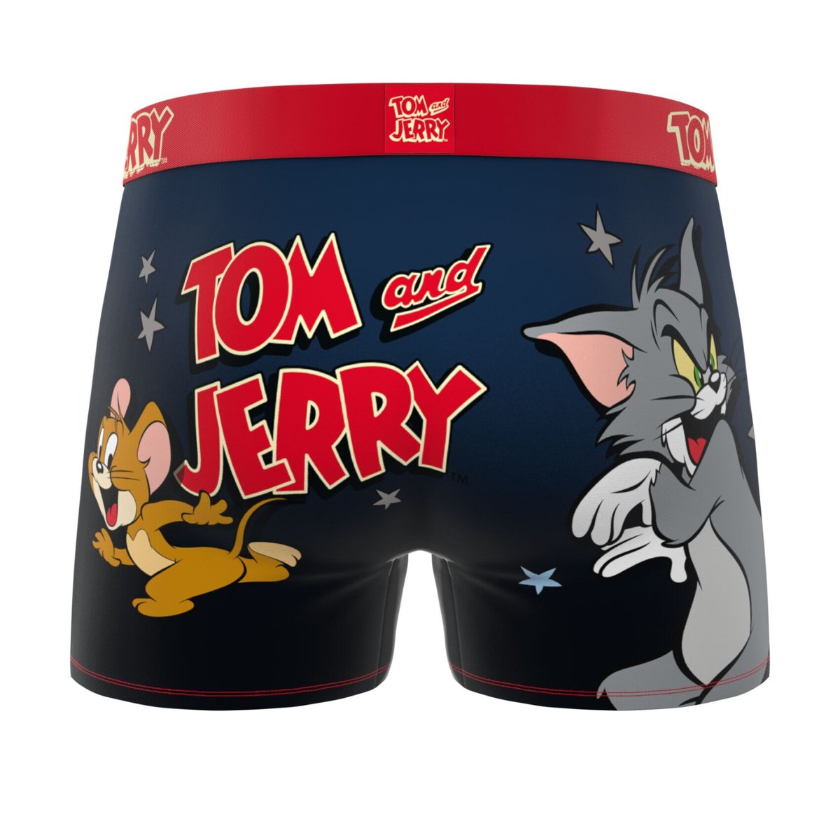 Lot De 3 Boxers Tom Et Jerry gris/noir/bleu foncé/rouge/marron/jaune/rose/bleu/vert, FREEGUN
