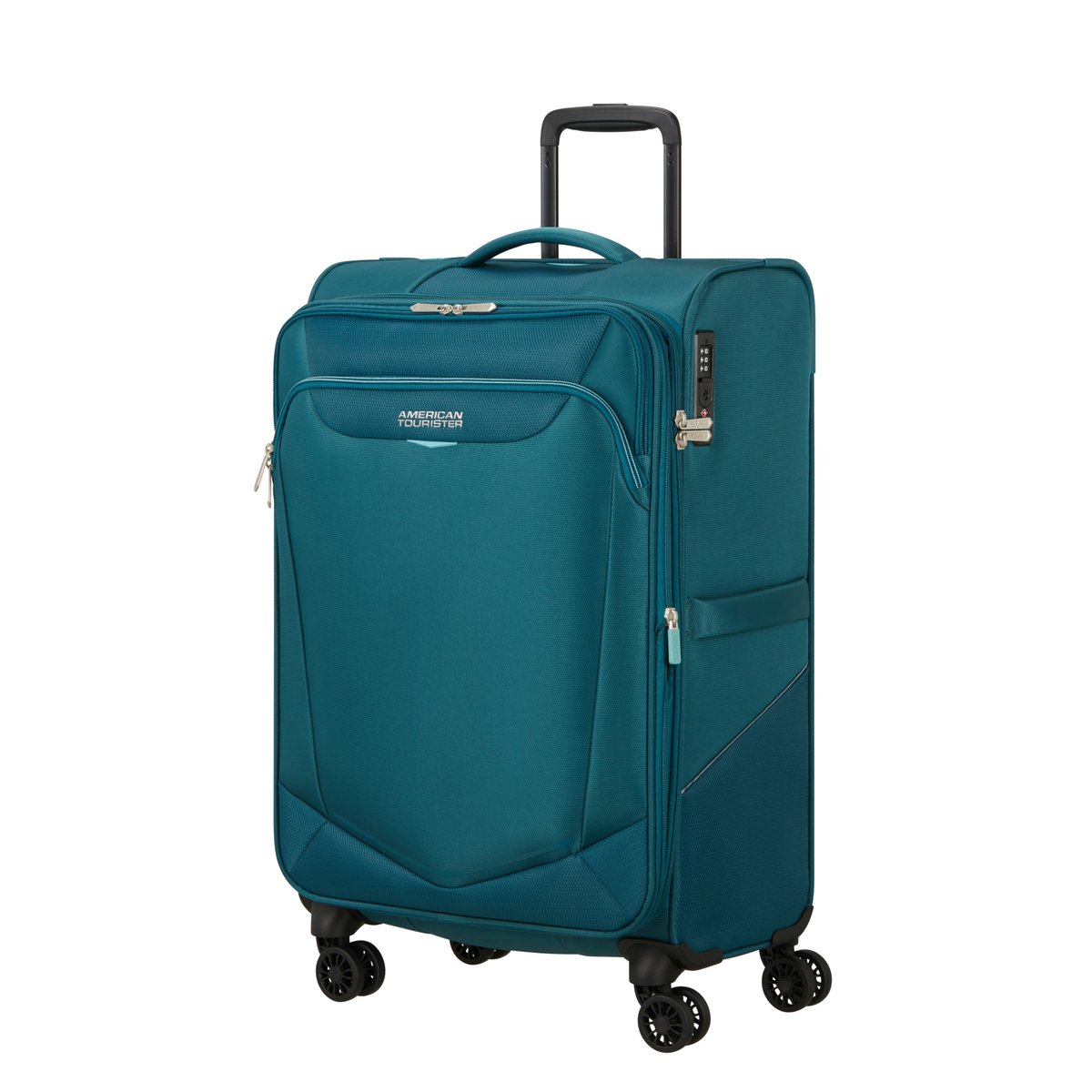 Summerride valise 4 roues taille M totally teal, AMERICAN TOURISTER