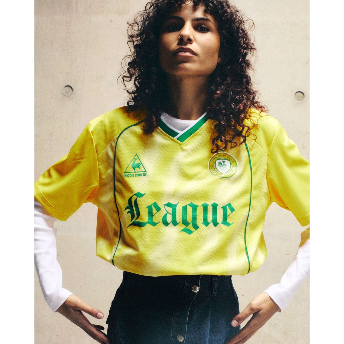Maillot de foot JERSEY yellow jersey/green jersey, LE COQ SPORTIF