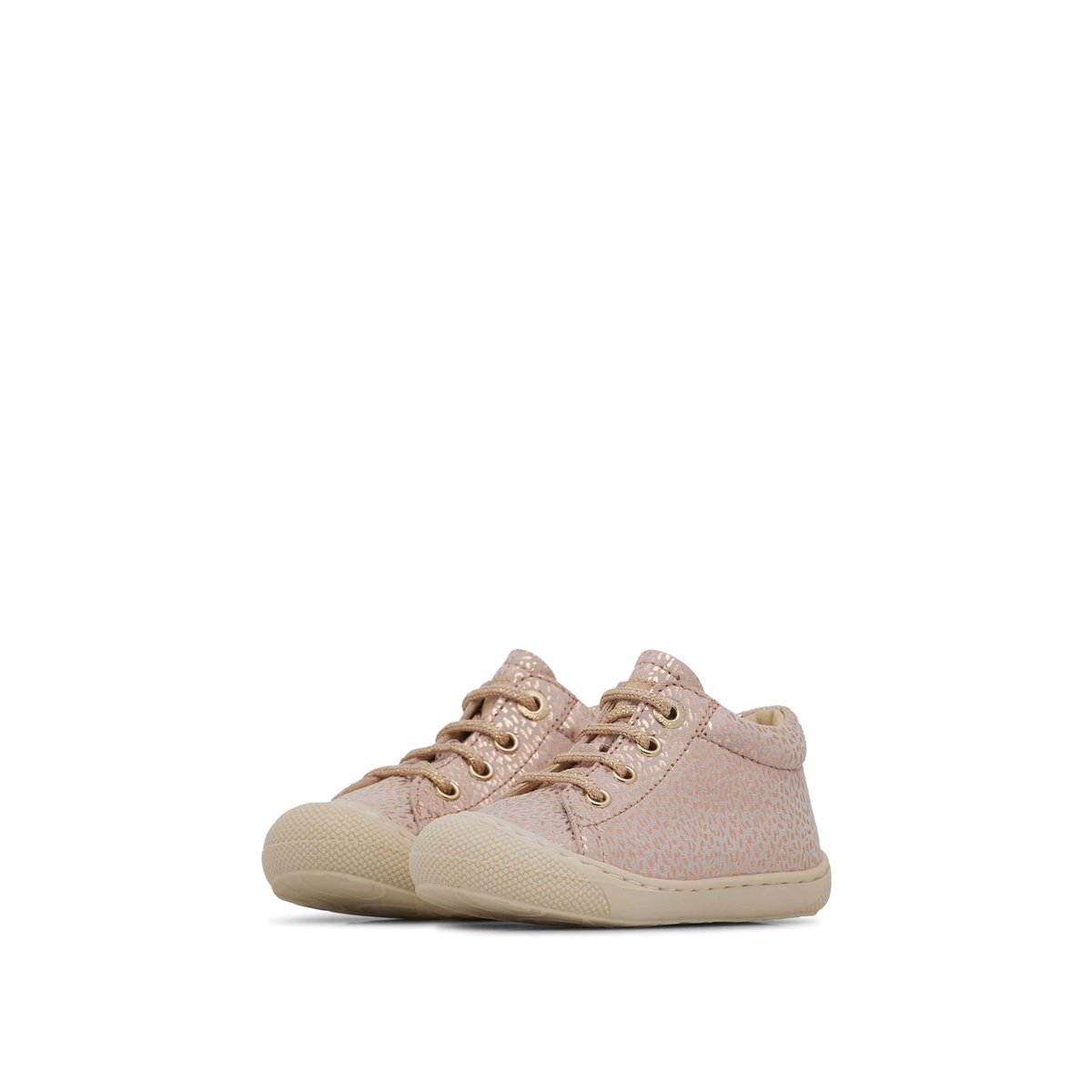 Chaussures premiers pas en suède COCOON rose clair, NATURINO