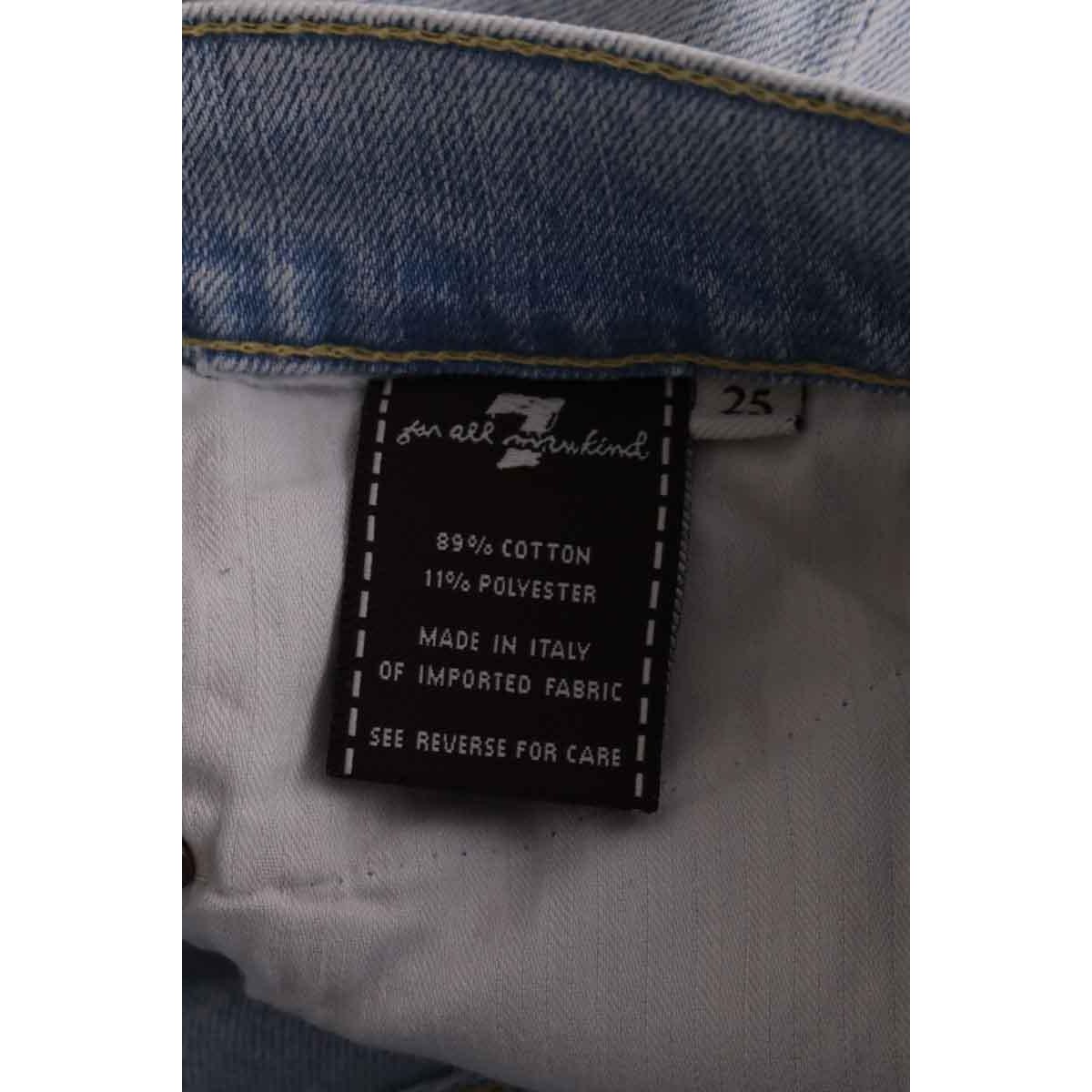 Jean droit - Très Bon État bleu, 7 FOR ALL MANKIND