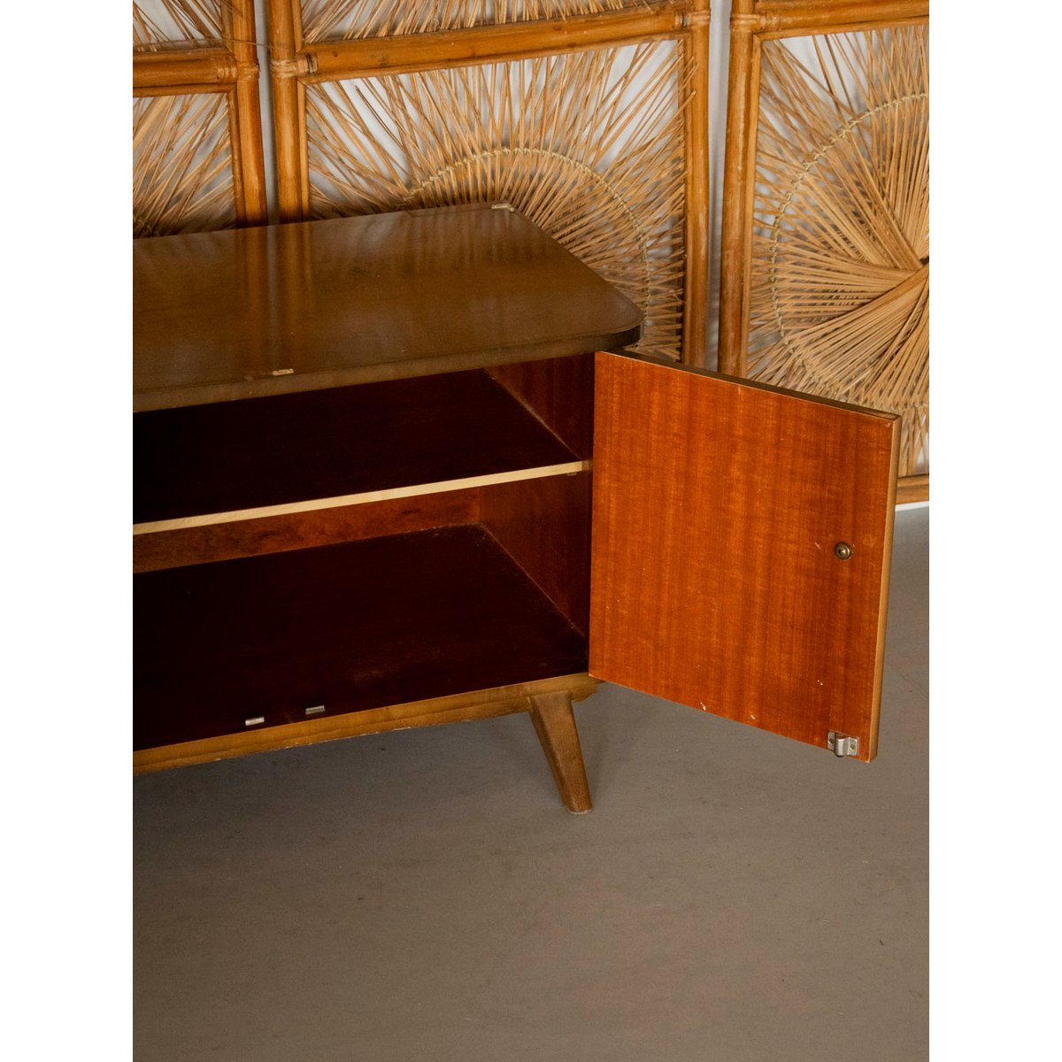 Enfilade élégante et fonctionnelle Margaret N°752 - Bon état bois foncé, DEBONGOUT
