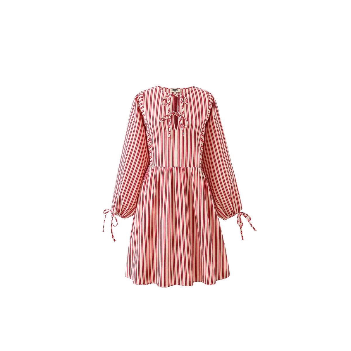 Robe en coton HUXLEY rouge, FRNCH