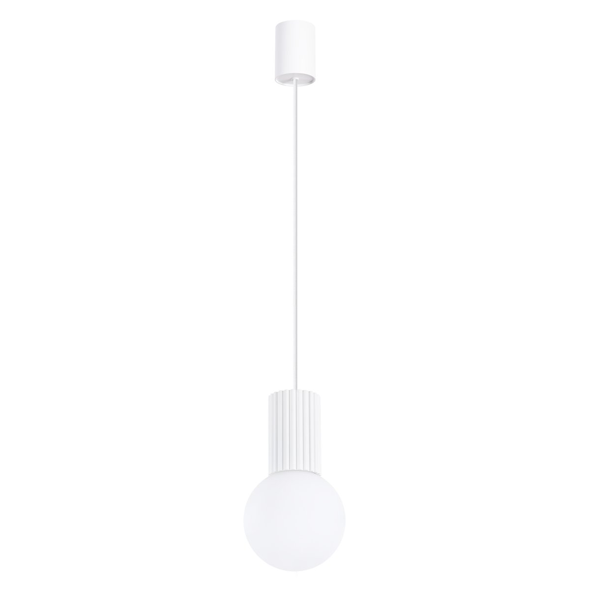 Suspension Aluminium Blanc G9 1 Halo blanc, EDEN