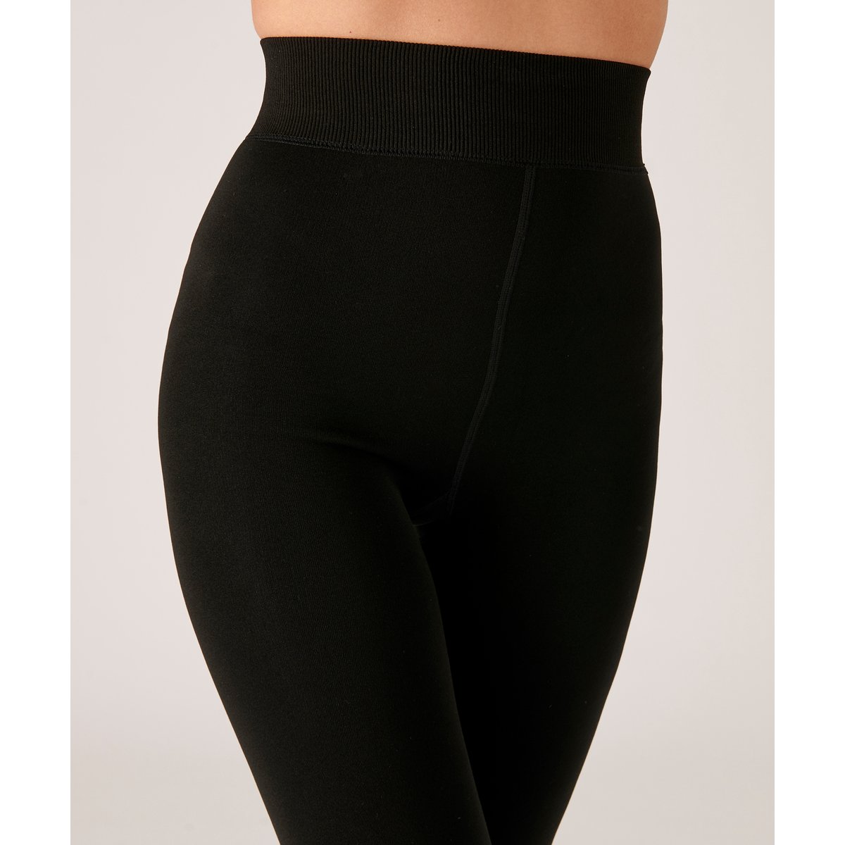 Legging intérieur polaire Thermolactyl opaque noir, DAMART