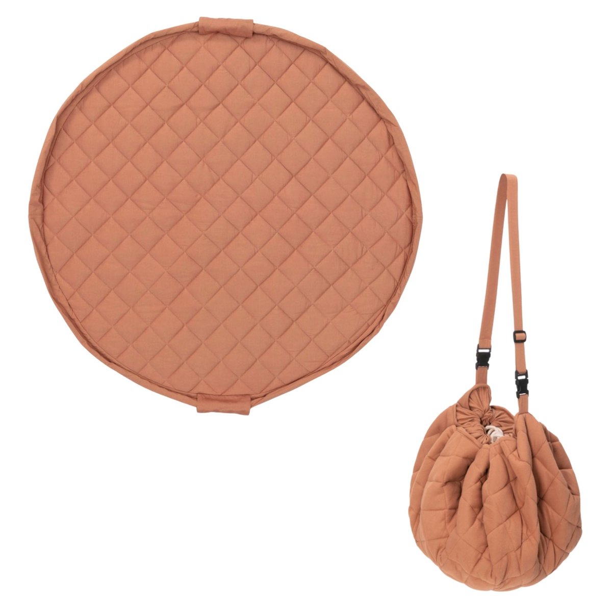 play&go - tapis d´éveil & sac organic - tawny brown brun, PLAY ET GO