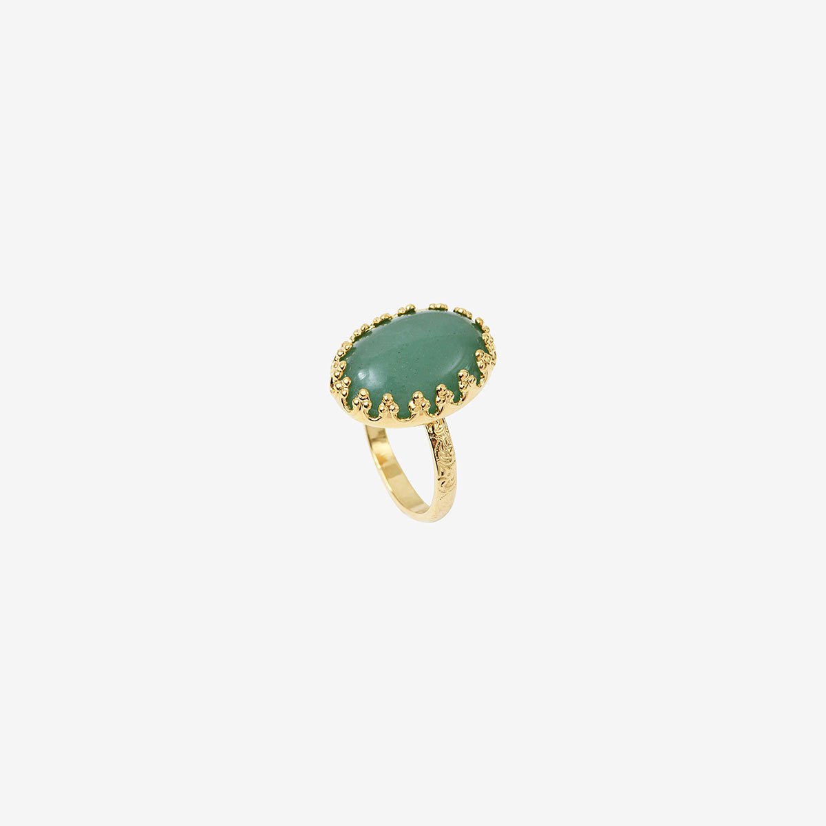 Bague pm dubarry aventurine vert, CAROLINE NAJMAN