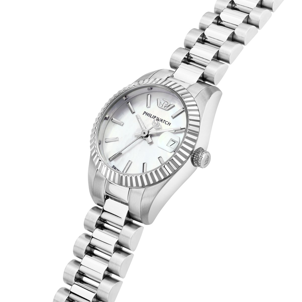 Montre multifonction CARIBE URBAN MINI blanc,nacre, PHILIP WATCH