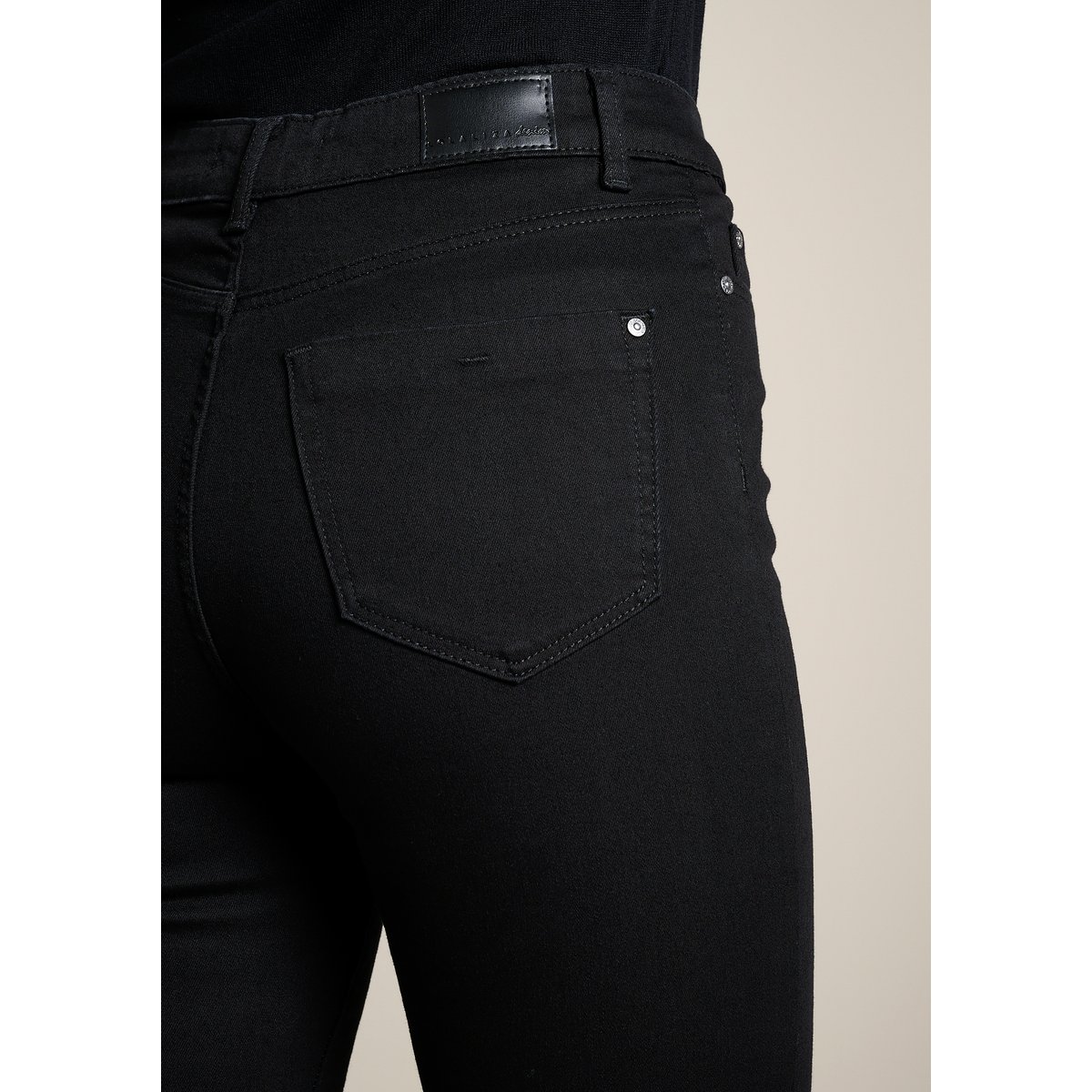 Jean skinny taille haute noir, LOLALIZA