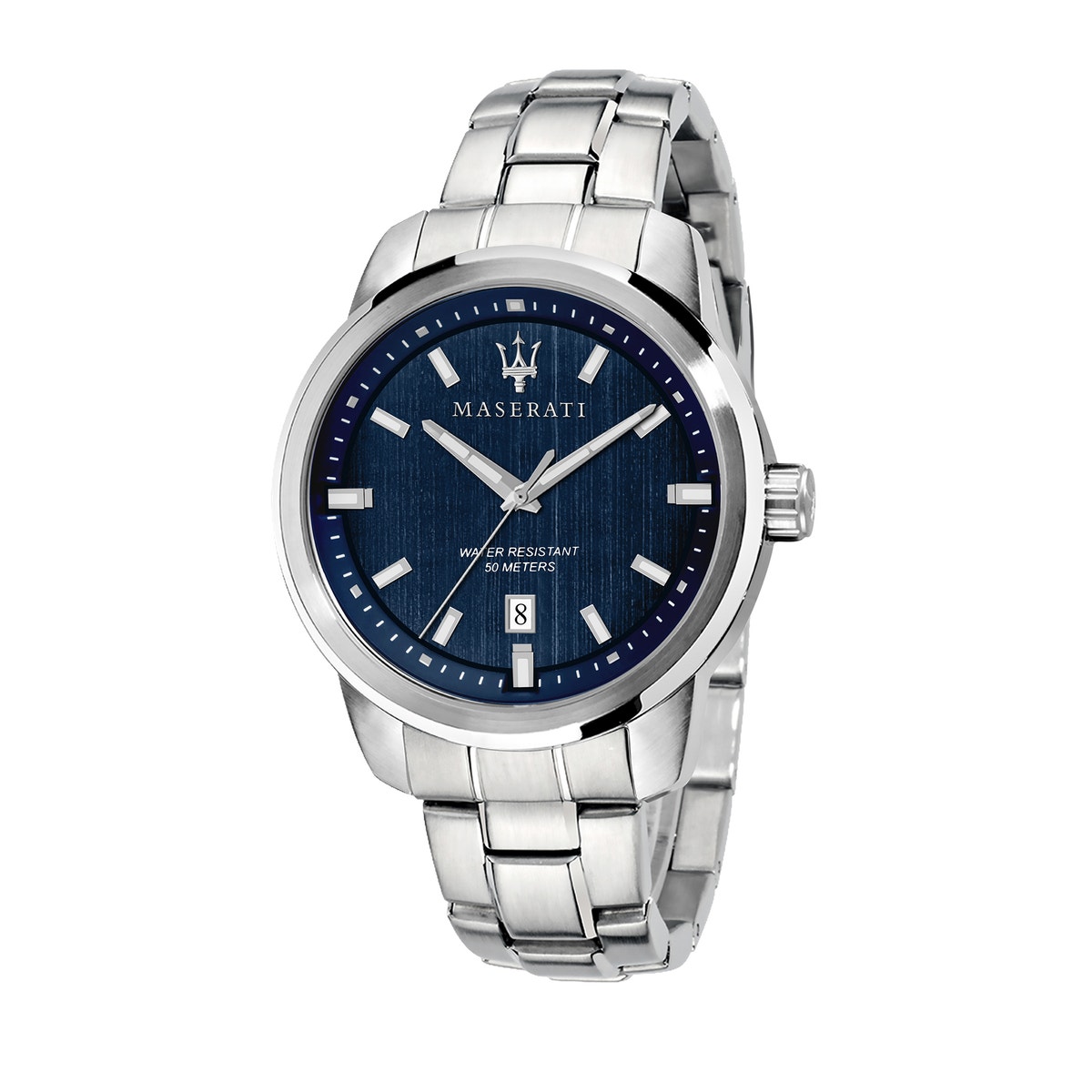 Montre Analogique Successo bleu métal, MASERATI