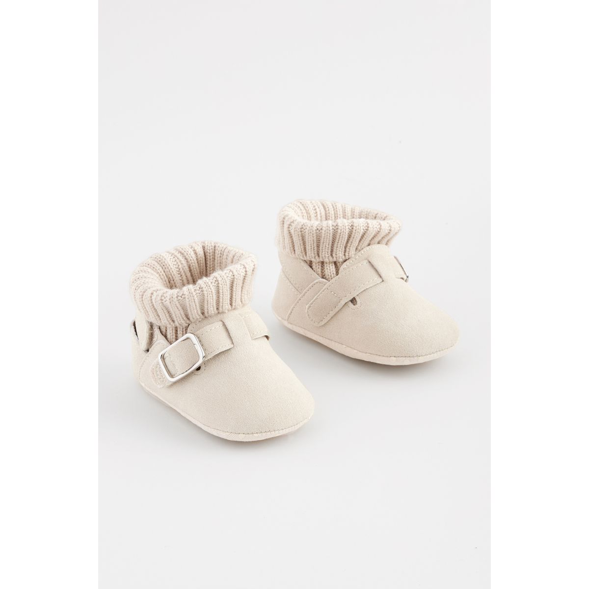 Bottines style sabots bébé coupe classique naturel, NEXT