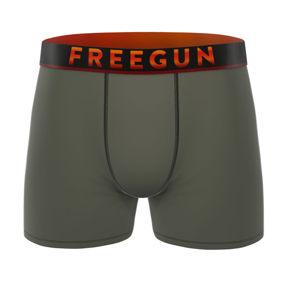 Lot De 4 Boxers Signature vert/noir/navy, FREEGUN