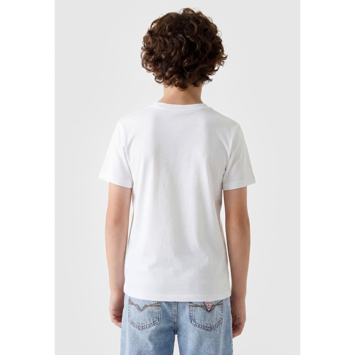 T-Shirt Avec Logo blanc, GUESS KIDS