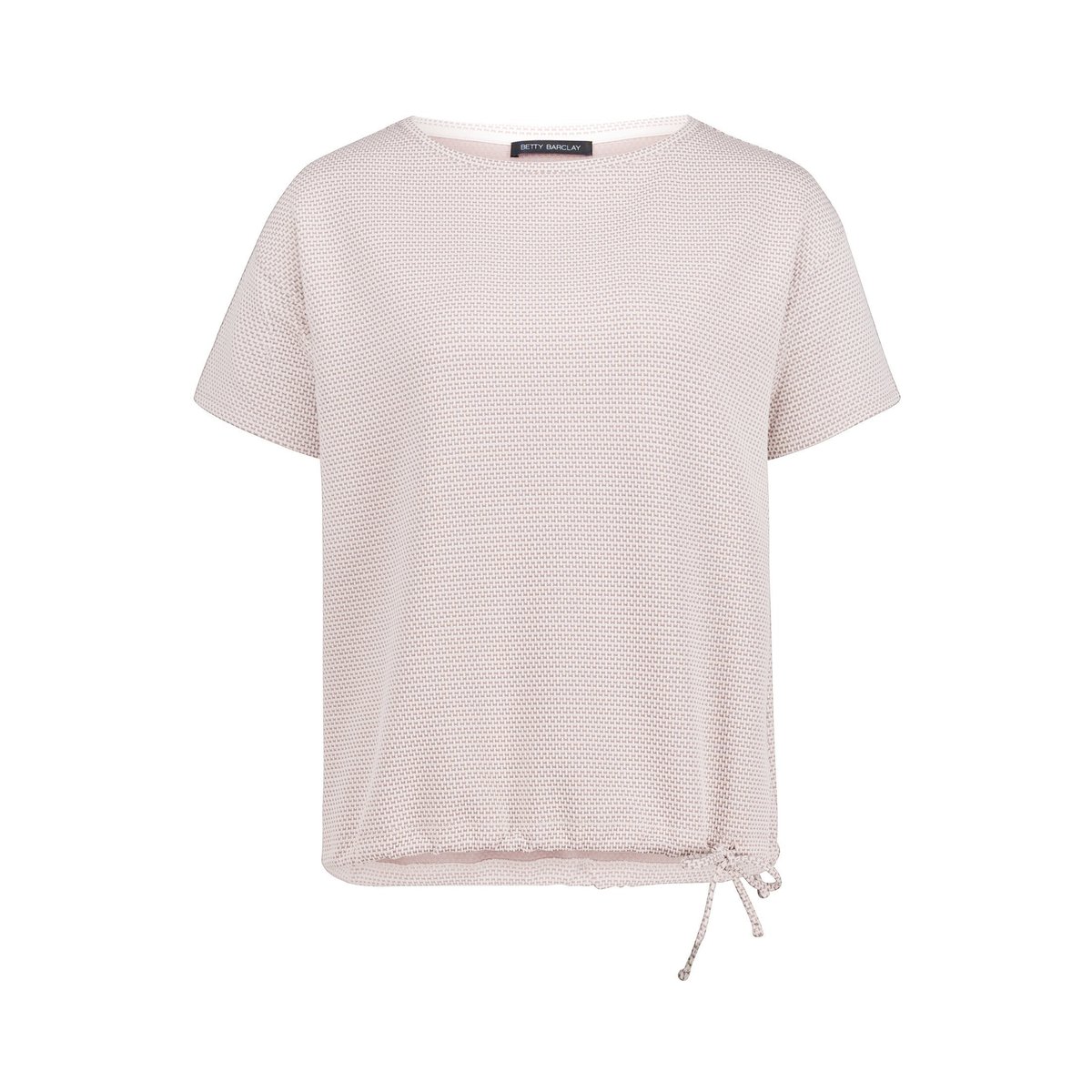 T-shirt façon blouse à cordon coulissant sous tunnel pastel sand, BETTY BARCLAY