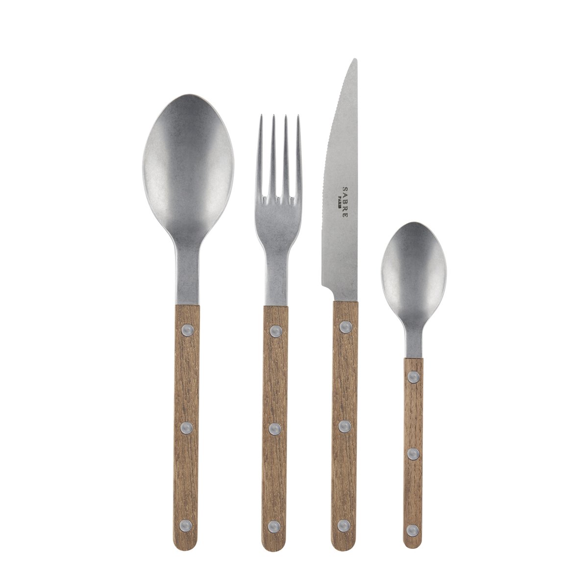 Ménagère 24 pièces, Bistrot Vintage teck, SABRE