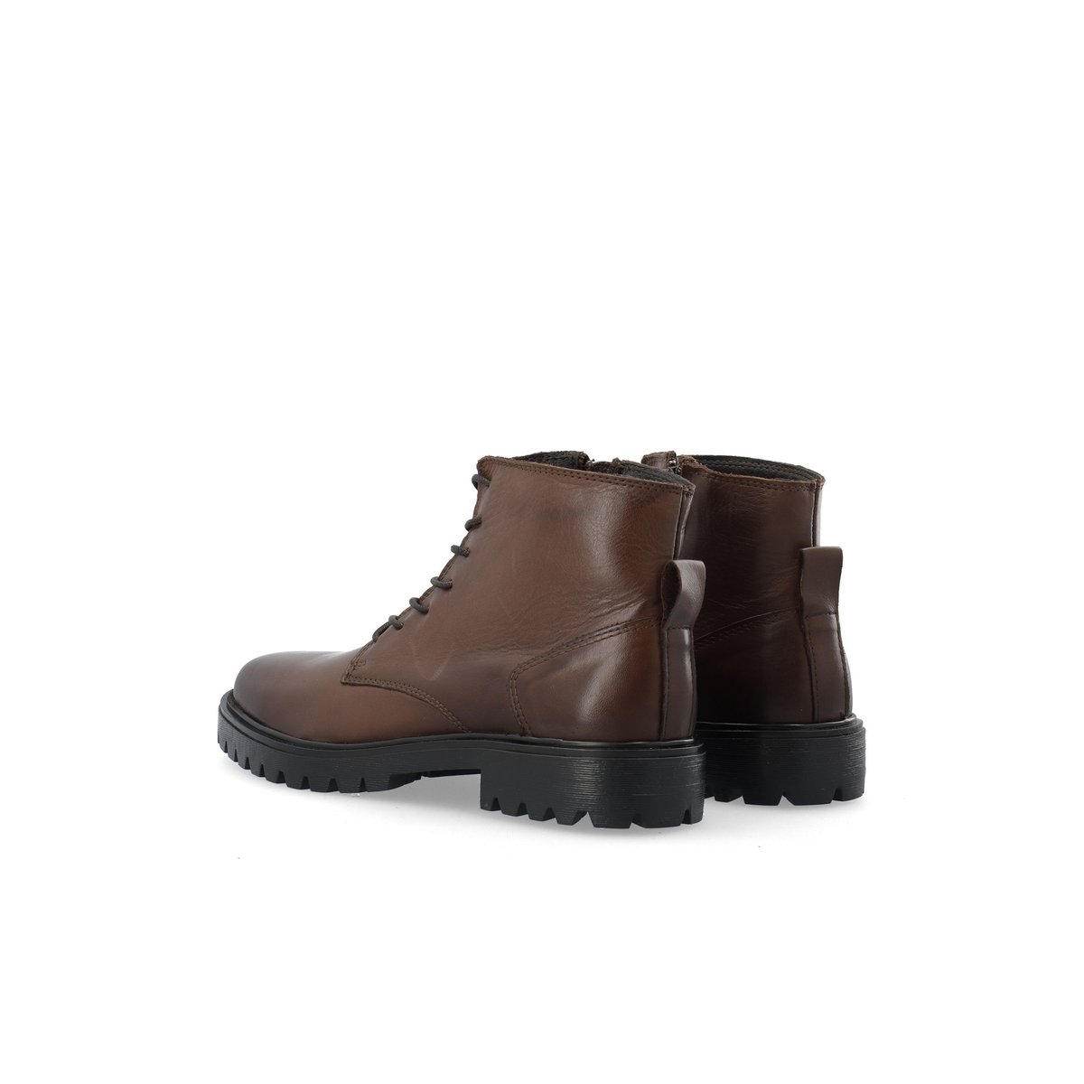 Bottes À Lacets brown, BIANCO
