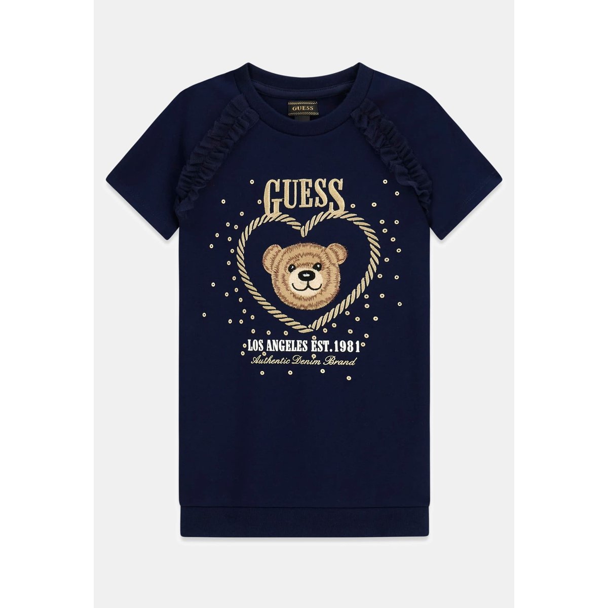 Robe Punto Milano bleu, GUESS KIDS
