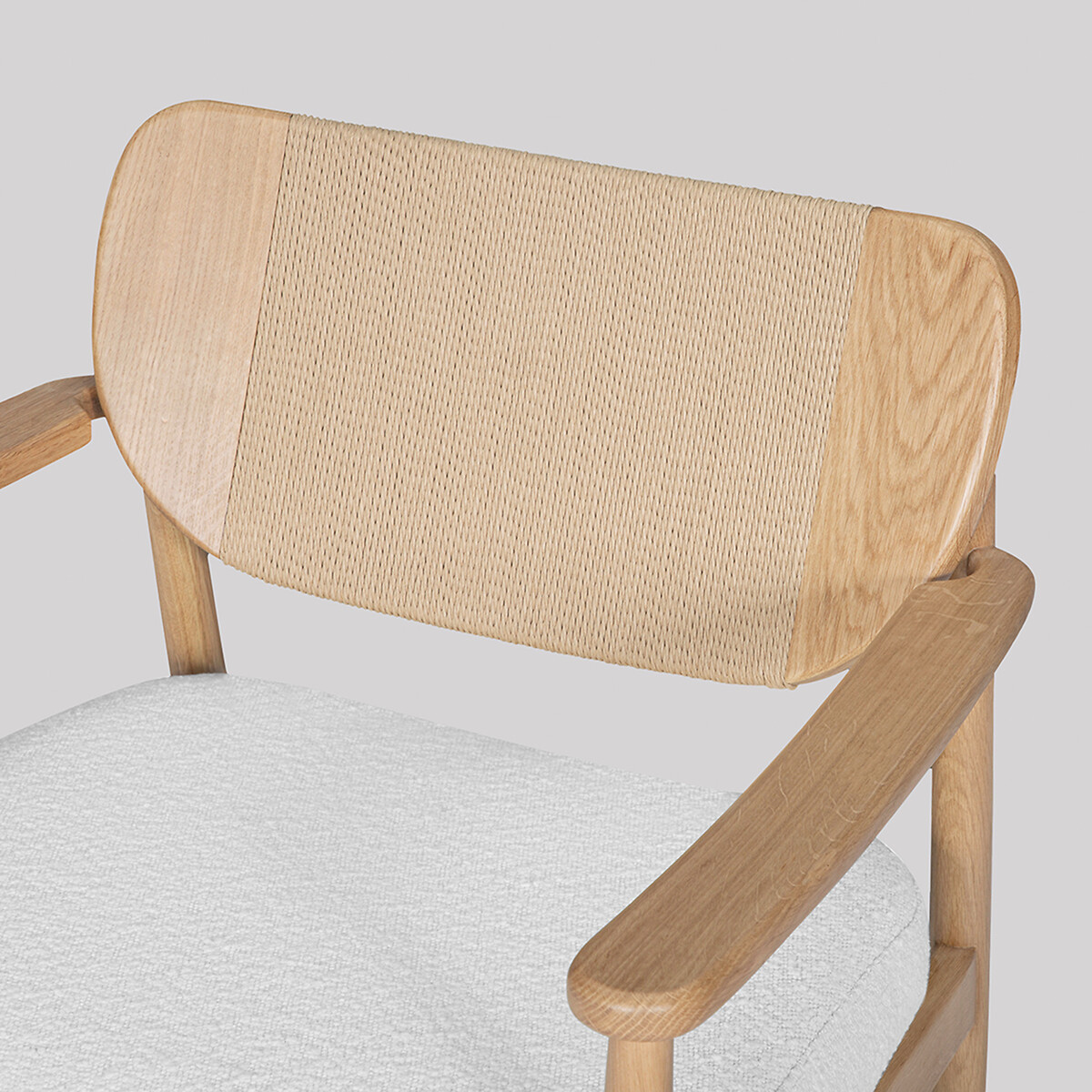 Ashwell Fabric Armchair white, SWOON