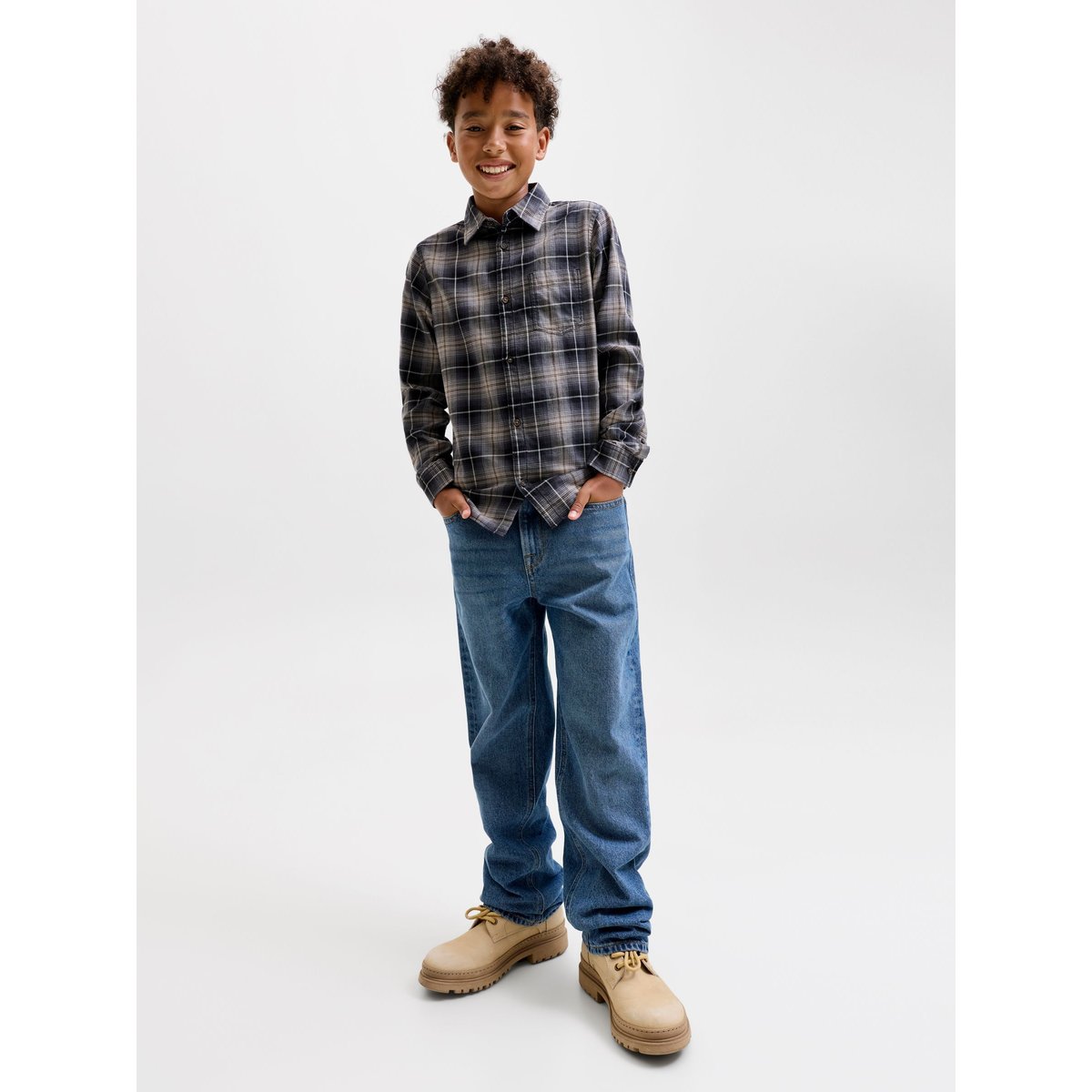 Jean Coupe Décontractée blue denim, JACK & JONES JUNIOR