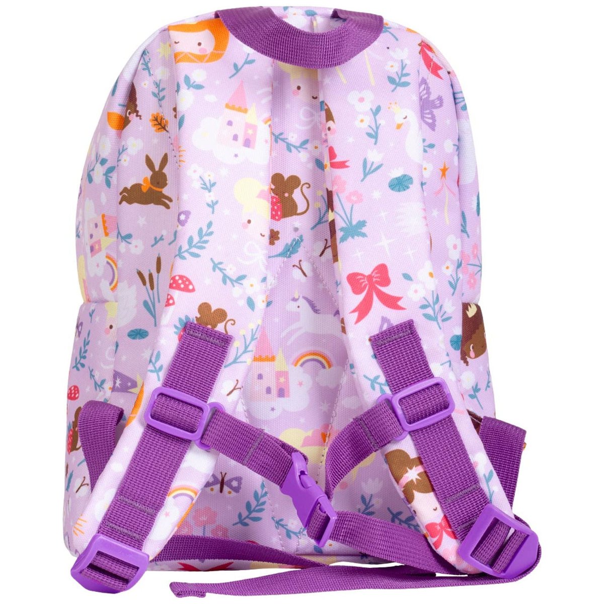 Petit sac à dos bébé violet princesses, A LITTLE LOVELY COMPANY