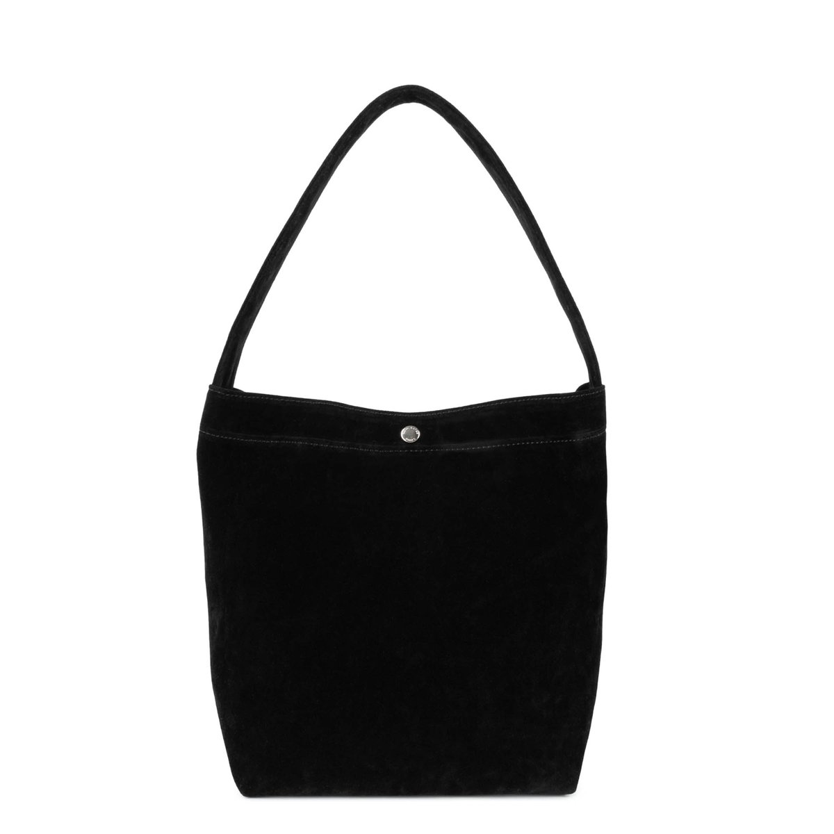 Mini sac seau SUÉDINE KBA noir, LANCASTER