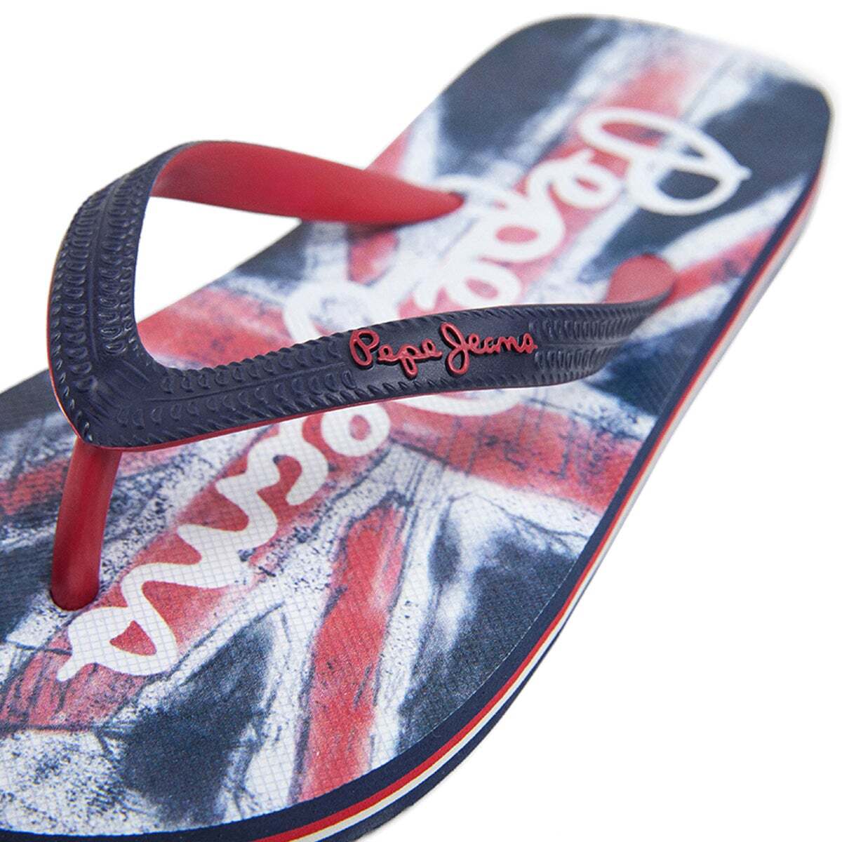 Tongs De Plage Union Jack marine, PEPE JEANS
