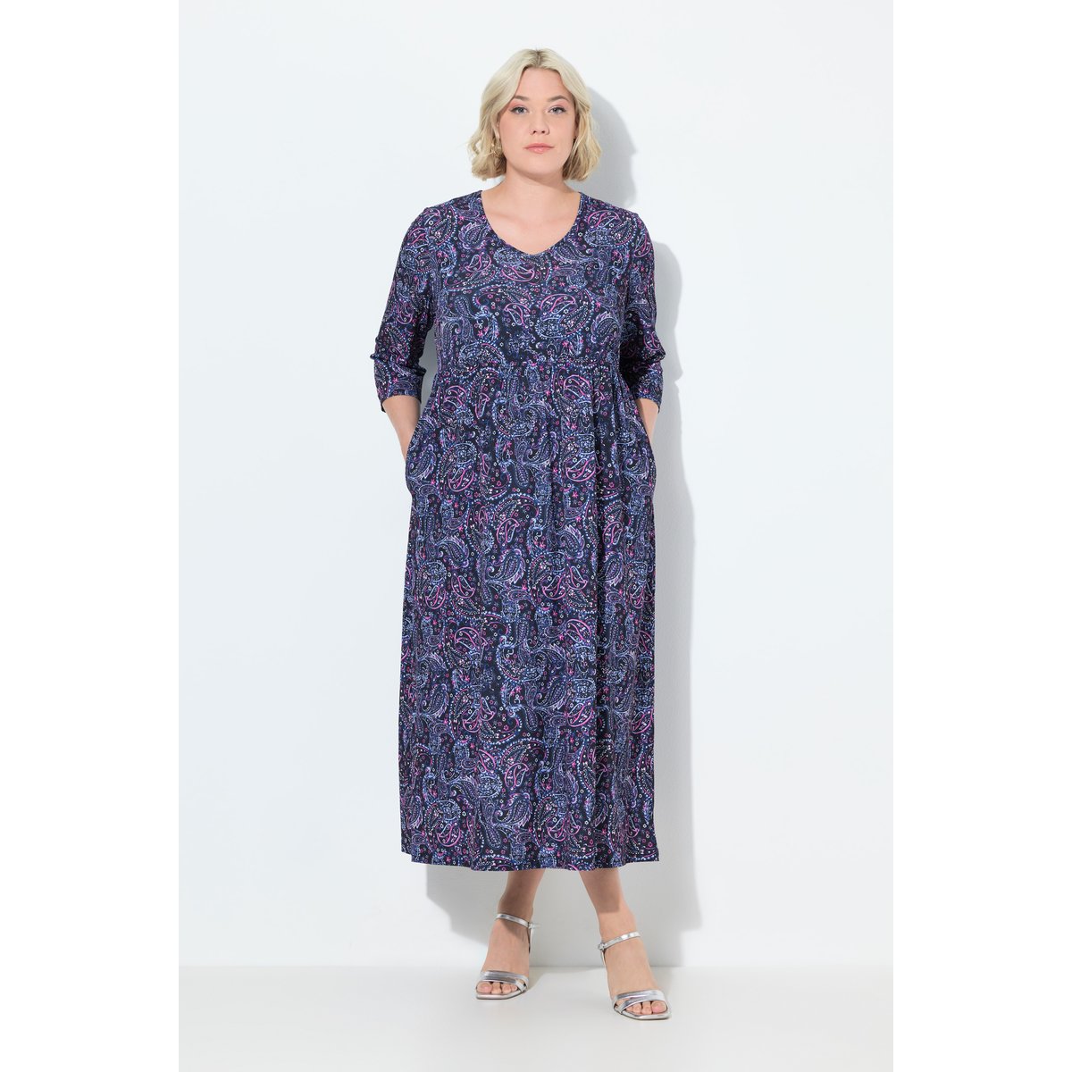 Robe en jersey noir, ULLA POPKEN