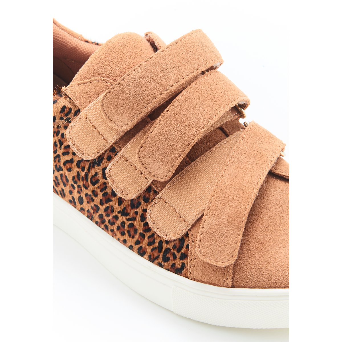 Baskets à scratchs Amortyl marron camel, DAMART