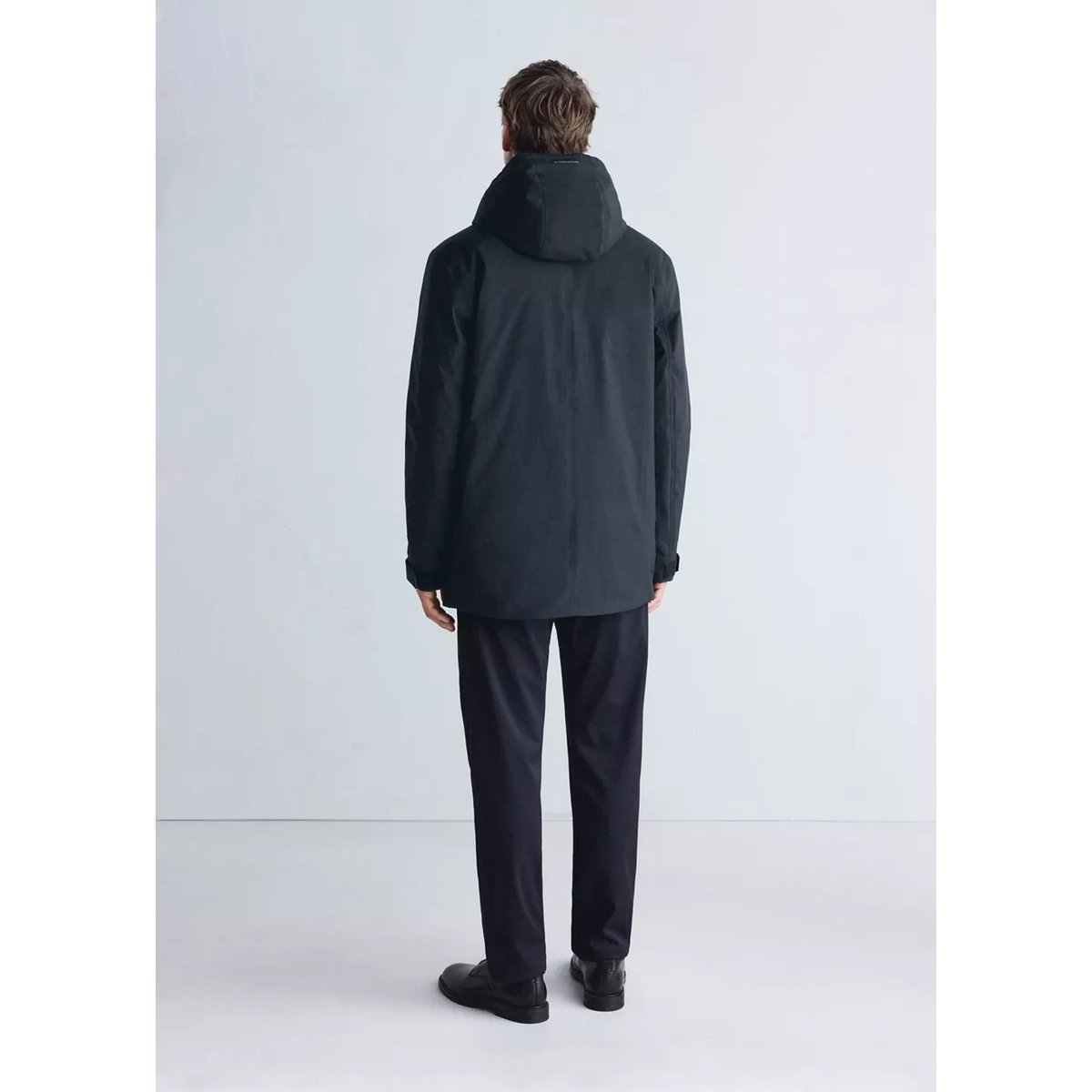 Parka compactable avec garnissage Thermore® déperlant bleu nuit, MANGO MAN
