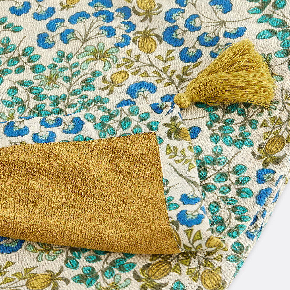 Futa XL, estampado floral, forro de rizo, HANOI estampado de flores, LA REDOUTE INTERIEURS