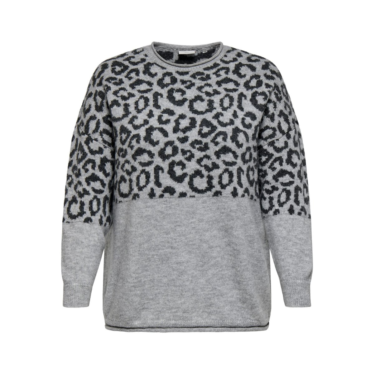 Pull En Maille light grey melange 1, ONLY CARMAKOMA