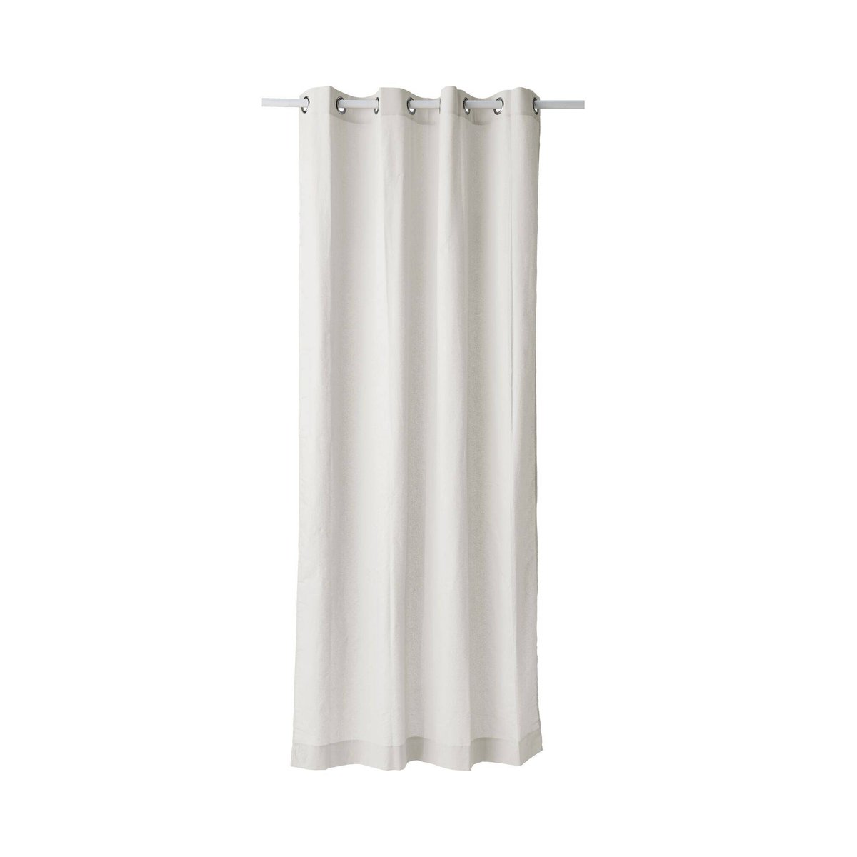 Rideau coton lin - VALENTINE blanc, CAMIF