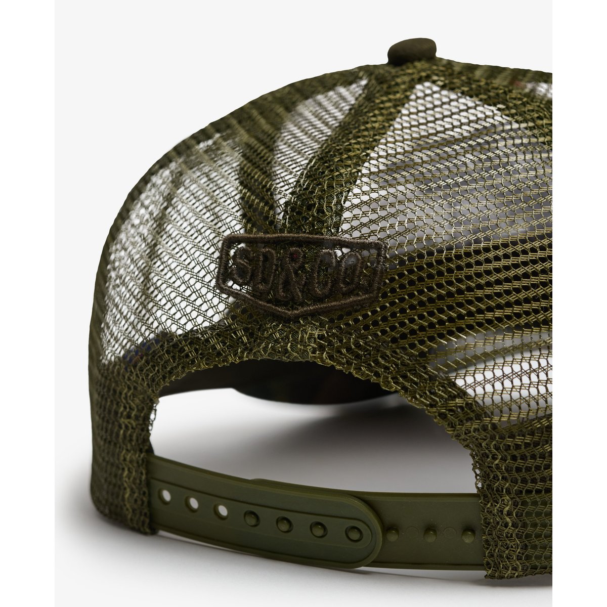 Casquette Trucker en Mesh kaki/écru, SUPERDRY