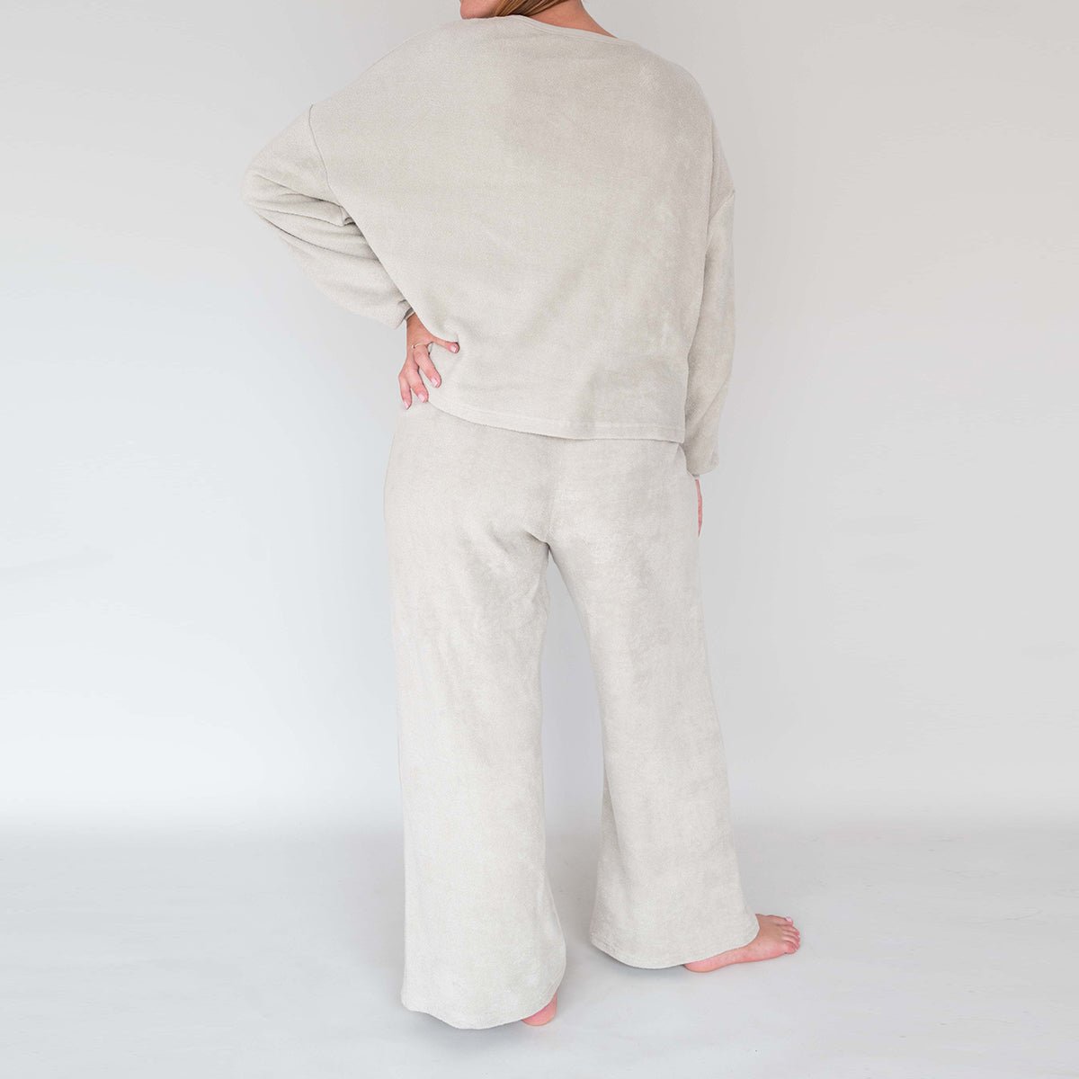 Pantalon molleton gratté COCOON Beige beige, WE ARE JOLIES