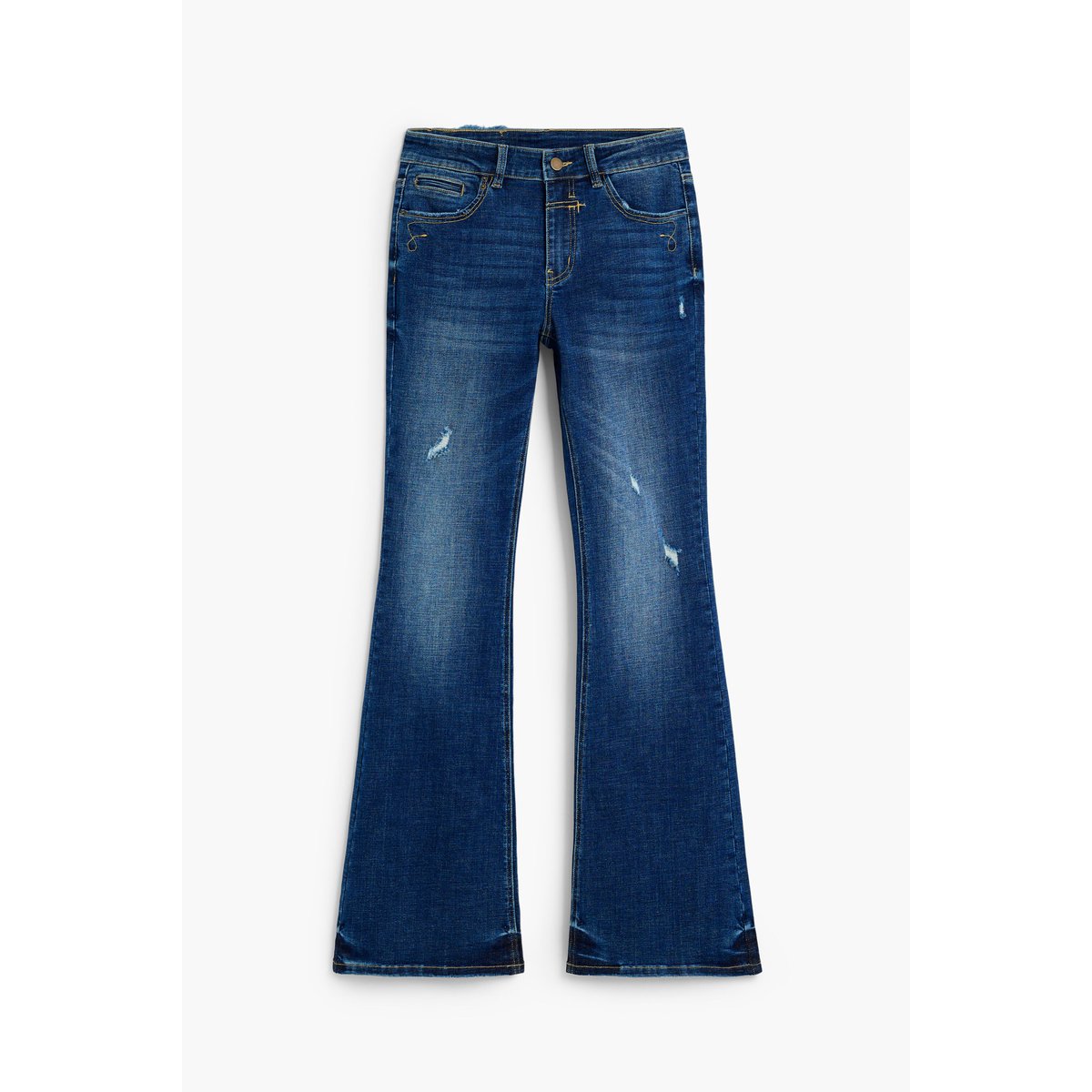 Jean flare bleu, DESIGUAL