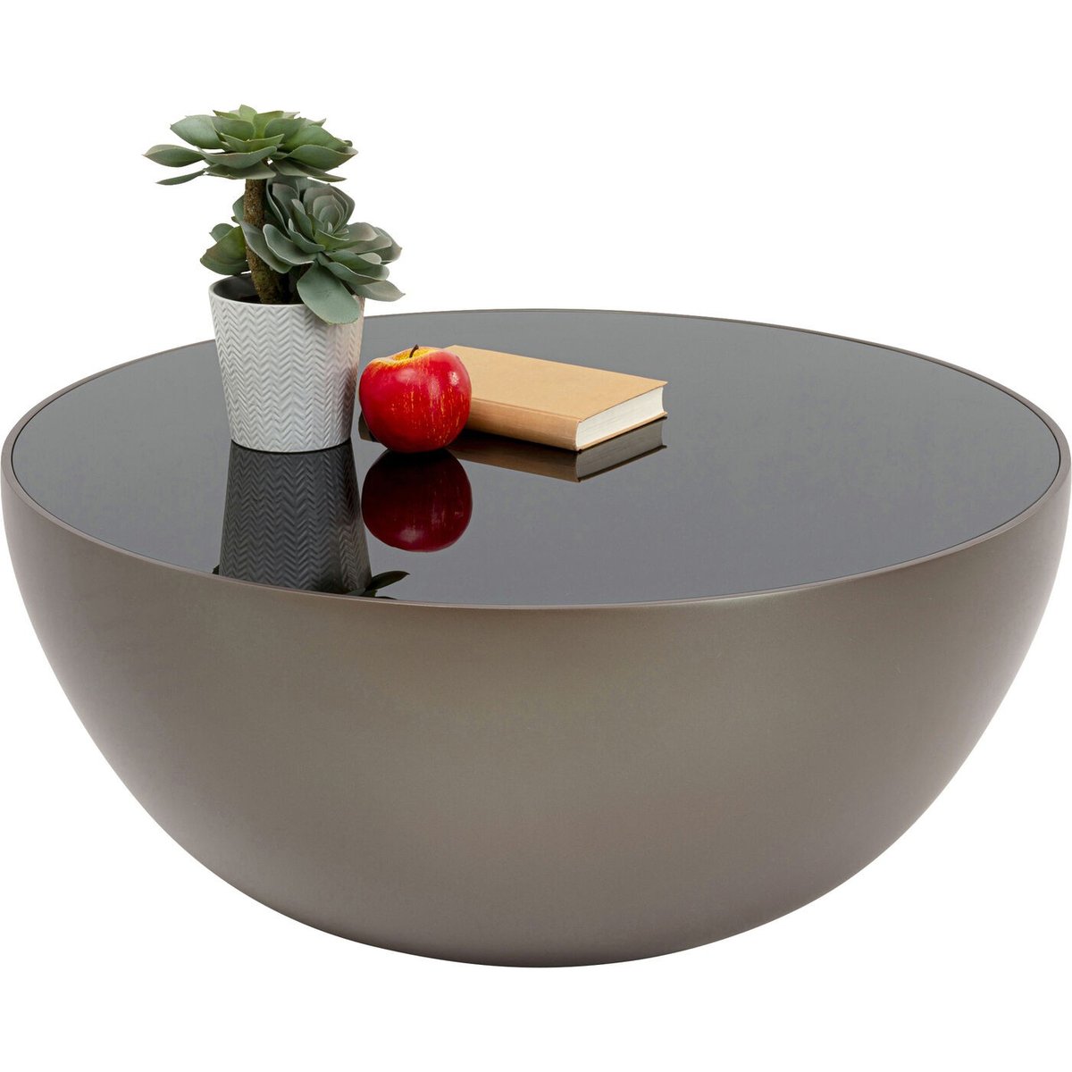 Table basse Lounge 80cm marron marron, KARE DESIGN