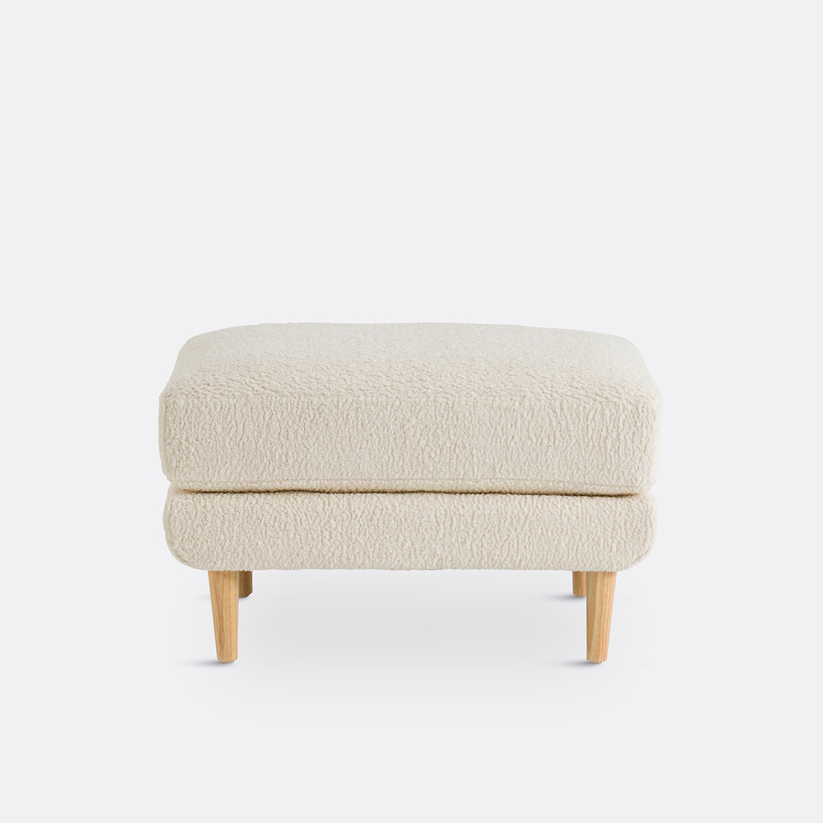 Pouf bouclette, Jimi ecru, LA REDOUTE INTERIEURS