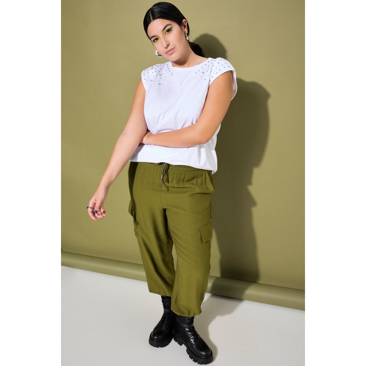 Haut coupe oversize blanc cassé, STUDIO UNTOLD