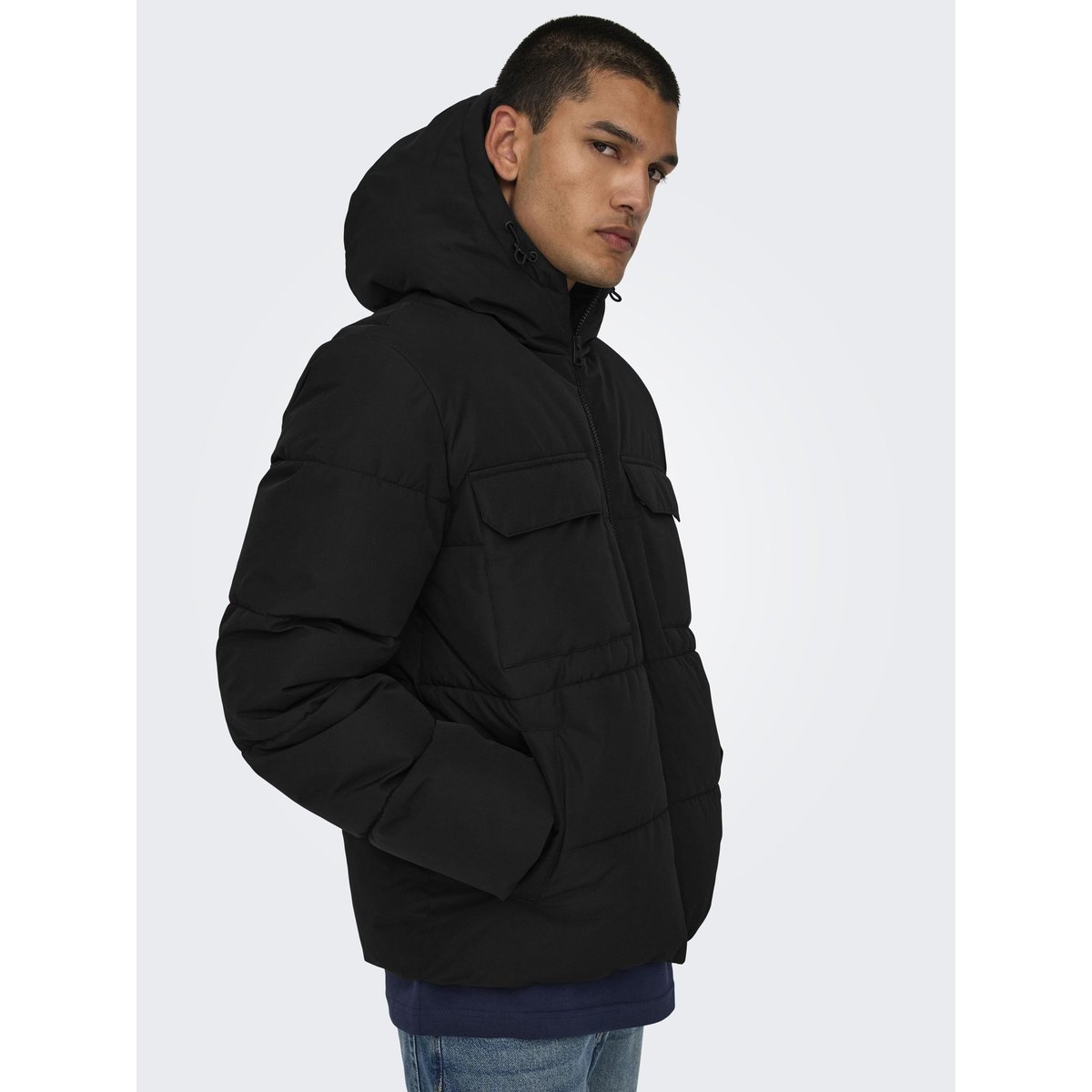 Manteau noire - black, ONLY & SONS