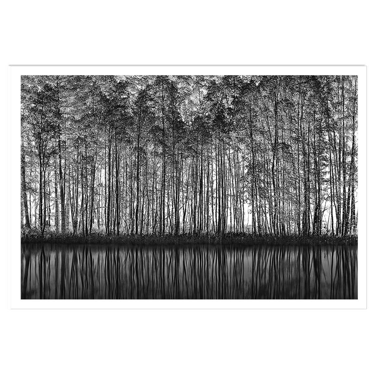 Affiche nature pointillisme affiche seule, HEXOA