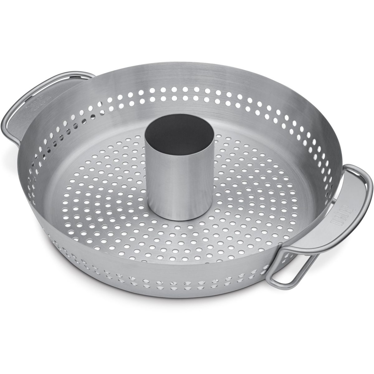 Support barbecue pour poulet Gourmet BBQ System argent, WEBER