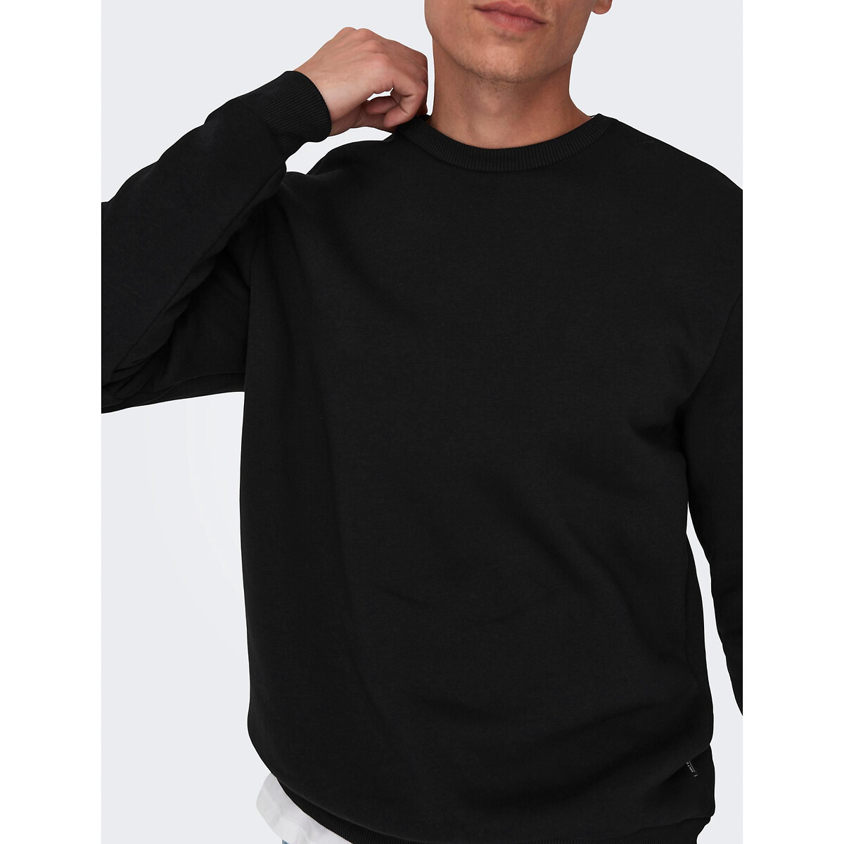 Sweat col rond Ceres life noir, ONLY & SONS