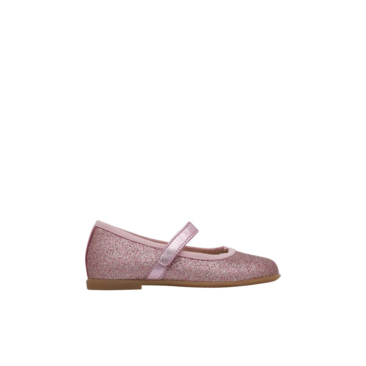 Ballerines en cuir avec paillettes ELANA rose, NATURINO