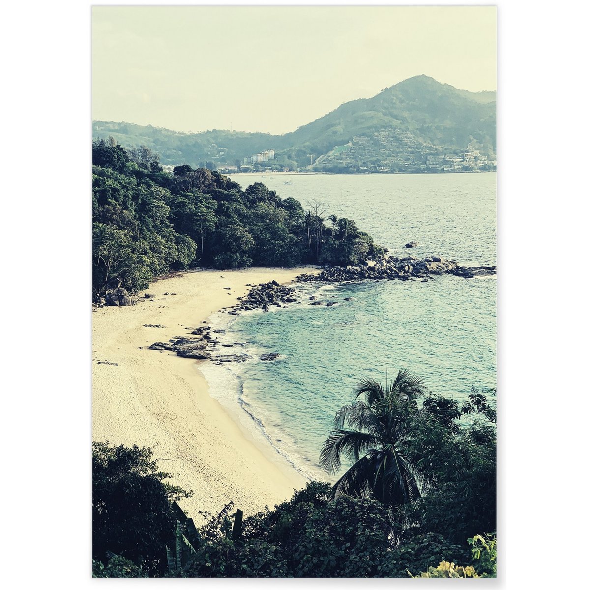 Poster nature Paysage Littoral blanc, L'AFFICHERIE