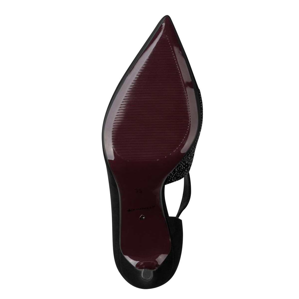 Escarpin pointu noir, TAMARIS