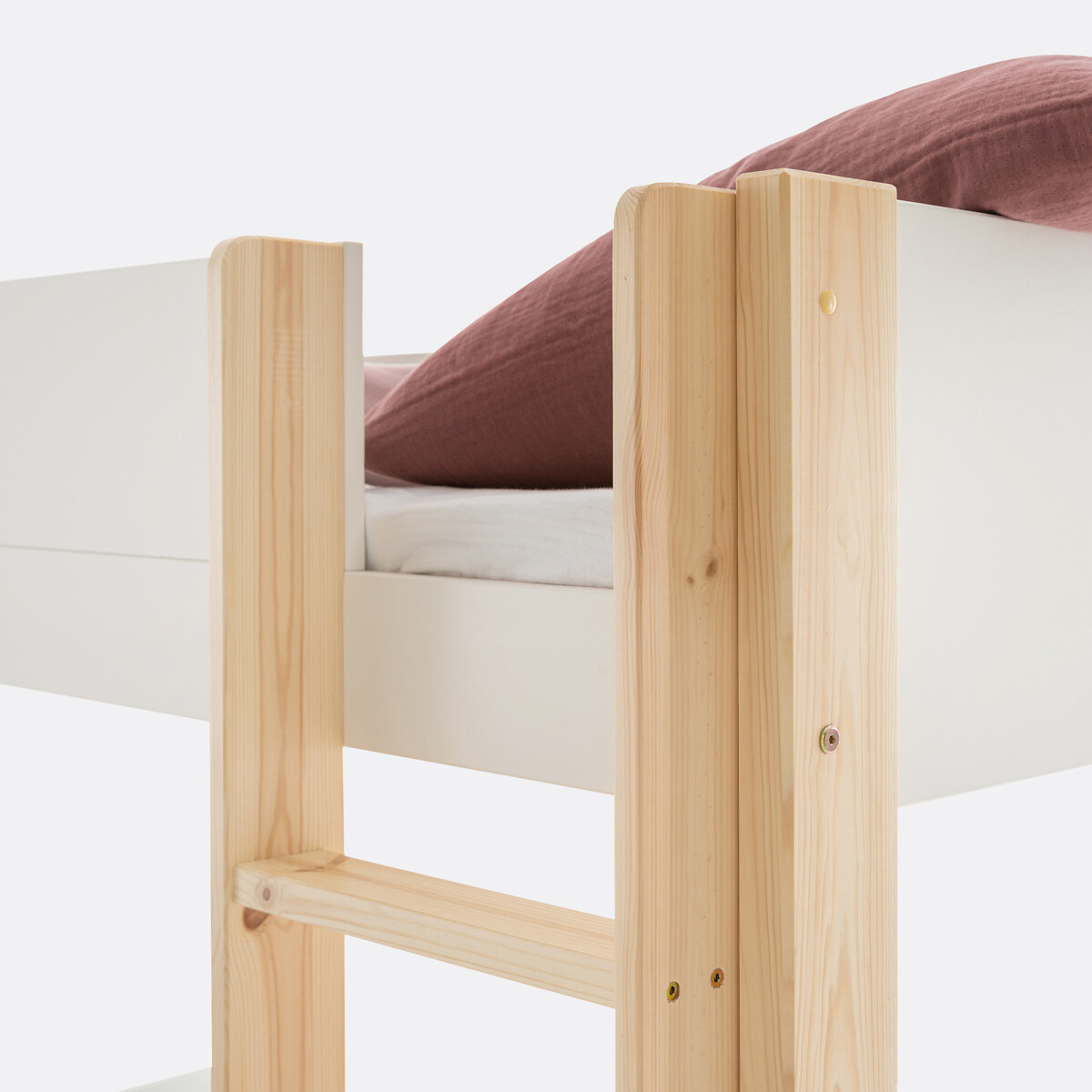Lits superposés Mileo blanc/bois, LA REDOUTE INTERIEURS