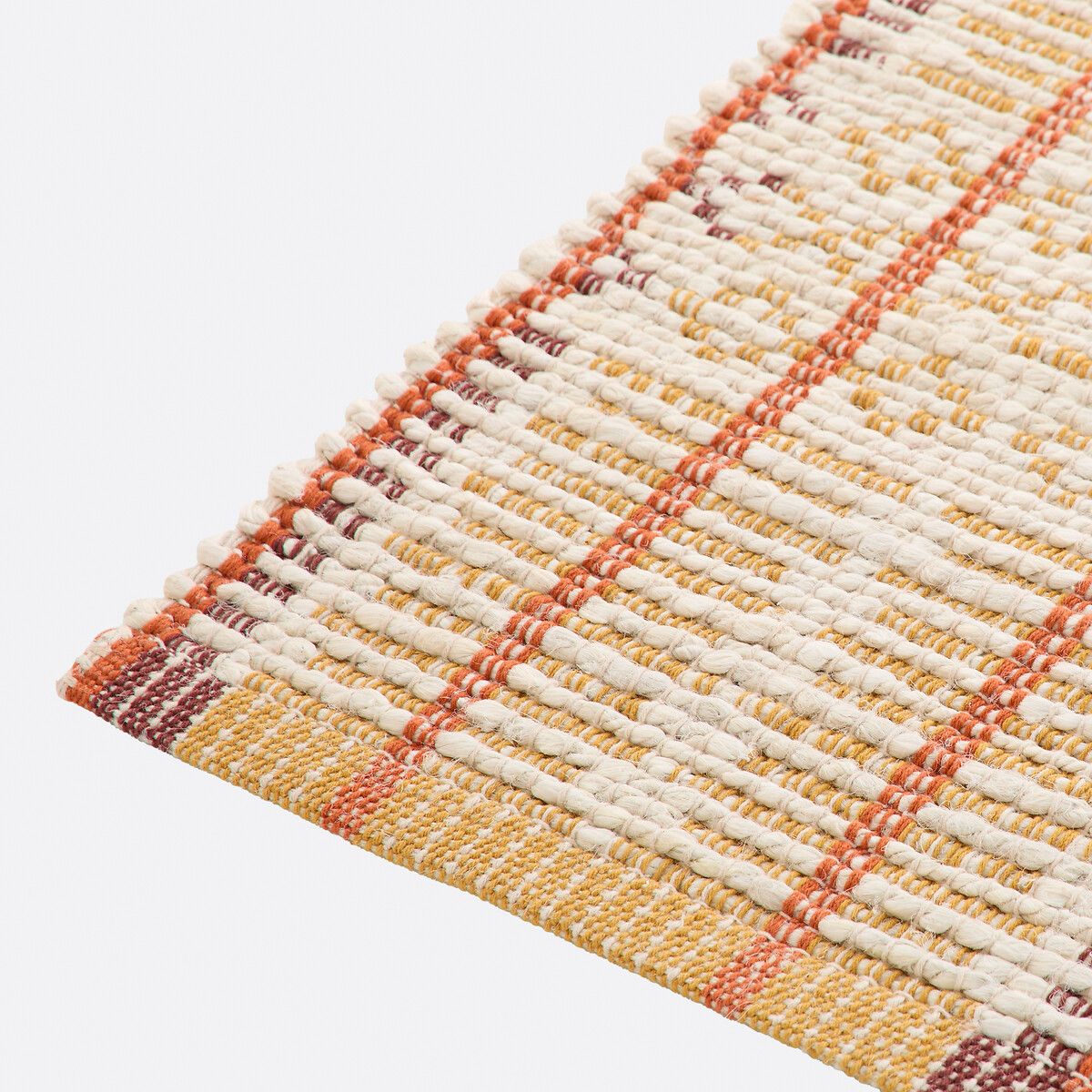 Tappeto 71% iuta, motivo a righe, TRENZA multicolore, LA REDOUTE INTERIEURS
