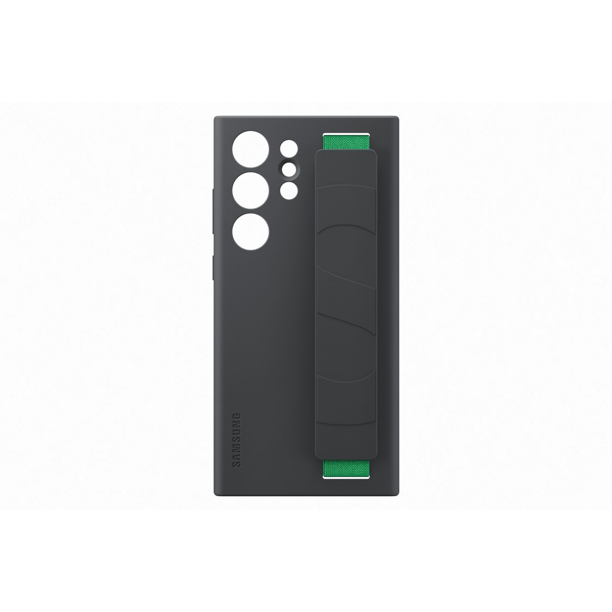 Coque S23 Ultra Silicone avec laniere Noi noir, SAMSUNG
